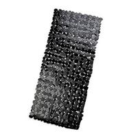 Pebble Bath Mat for Bathtub to Anti- Bathtub Mat in Shower (Black)