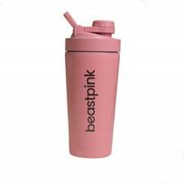 Shaker Ze Stali Nierdzewnej Z Mieszadłem Twist-Off Trwały - Beastpink 650Ml