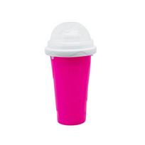 Large Capacity Smoothies Squeeze Cup Quick-Frozen Slushy Maker Cup DIY Juice Water Bottle  Kitchen rožinė raudona spalva