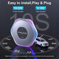 New Wireless Crystal Carplay Aibox Android Aut Adapter