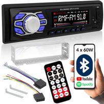 Radio Samochodowe Bluetooth 1-Din Usb Aux Sd Mp3