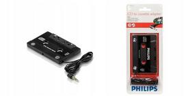 Kaseta Z Kablem Jack Przejściówka Aux Philips