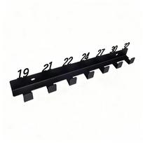 Wall-Mounted Wrench Sorting Rack Multi-Hole Metal Tool Organizer Rack Save Space Large Capacity Wall Storage Hooks