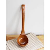 Minimalist Multi-Function Wooden Cooking Spoon, Practical Home Kitchen Tool 28*7.7CM ruda