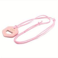 Microfiber Leather Eyeglasses Strap Neck Cord Sunglasses Holder Retainer Unisex Portable Anti-Lost Glasses Lanyard rožinė