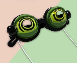 Prank Funny Blink Glasses Novelty Creative Toys Crazy Blink Big Eyes Makeup Party Role Playing Dress Up Game Children'S Gift Toy