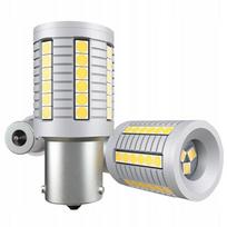 Żarówka Led P21W Ba15S Mocne Krystaliczna Biel Canbus Wsteczny Drl 45Xsmd