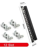 Trunking 1U Cable Management Horizontal Mount 12/24 Slot 19inch Server Rack Wire Organizer Metal Wiring Duct Data Room