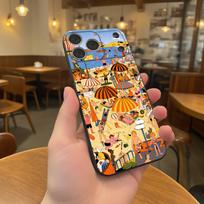 Game Wheres W-WallyS Waldo Book Phone Case For iPhone 17,16,15,14,13,12,11,Pro,XS,Max,XR,Plus,E,SE4,Mini Black Soft Cover iPhone15