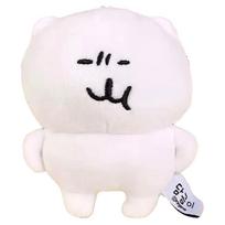Cute 13Cm Self Mocking Bear Plush Keychain Cute Hanging Ornament Cute Kawaii Cartoon Doll For Bags Backpack Car Keys Funny Doll Gift