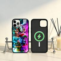 F-Five Nights At Freddy-s Phone Case For iPhone17,16,15,14,13,12,11 Plus,Pro Max Magnetic For Magsafe Wireless Charging iPhone12