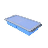 Easy Demould Food Grade Silicone Ice Cube Tray Large Size 2/4/6Grid Freezer Mold With Lid Ice Tray Mold Household Use