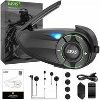 Interkom Motocyklowy Ejeas Q8 Do 6 Kierowców Jednocześnie Radio Fm Bt 5.1