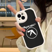 Music Band A-Aphex T-Twin Leather Phone Case For IPhone 16 15 14 13 11 12 Pro Max Mini Plus Back Cover iphone XS