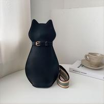Animacinis šuniuko katės formos pečių krepšys Mada PU odos piniginės rankinės Crossbody krepšys Moteriška sankaba piniginė