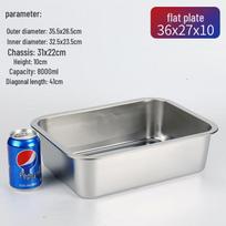 Stainless Steel Deep Rectangular Multi-purpose Pan