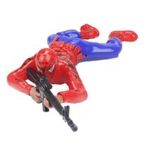 Marvelo papildoma žaislinė ropojanti figūrėlė Žmogus-voras Kapitonas Amerika Halkas Su ginklu Ropojantis modelis Su šviesomis Vaikų ropojantis žaislas