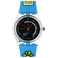 SWATCH Unisex 34mm Black Watch SKK125 SKK125 Black Dial