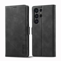 LC.IMEEKE Leather Case For Samsung GALAXY S26 Ultra , Flip Cover Wallet Card Holder Magnetic juoda