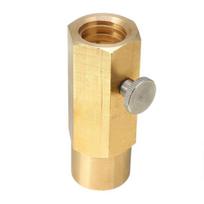 Brass CO2 Charges Adapter with Secure Connection & Extended Reach Long CO2 Cylinder Adapter Brass Fitting For Soft Drink Maker 1