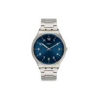 Swatch 30M Waterproof Quartz Movement Stainless Steel Watch Unisex Watches Blue SS07S106G Blue blue