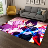 Sexy Girl Zero Two DARLING in FRANXX Cartoon Carpet Rug for Bedroom Living Room Sofa Doormat Home Decor,Kid Area Rug Non-slip 40x60cm