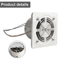 Compact 4 Inch Air Vent Exhaust Fan for Bathroom and Kitchen Use 25W Motor Ensures Fast Ventilation and Low Noise Levels China Mainland