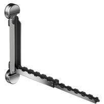 Foldable No-Drill Clothes Hanger Telescopic Clothing Storage Shelf  Bathroom Accessory pilka