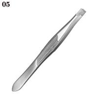 Polished Stainless Steel Multipurpose Ingrown Hair Removal Eyebrow Tweezers Beards Tool Plucking Eyebrows