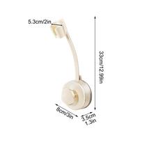 Hair Dryer Holder 360 Adjustable Suction Cup Mount Blow Dryer Holder Bracket For Women Wife Girlfriend Home Apartment Hotel balta