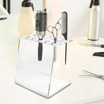 Acrylic Barber Tool Holder Acrylic Barber Tool Display Rack 15-Hole Design Scissor Barber Tool Holder For Professional United States