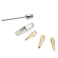 5 Pcs For HS-1115K Model Butane Soldering Iron Tips Universal Fit Tip Set Welding Torch Replacement Tips Approx. 3.7cm Length