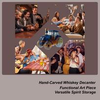 Whiskey Decanter Glass Funny Storage Container Tractor Bourbon Decanter Wine Bottle For Wine Bourbon Brandy Vodka Home Decor Bar China Mainland