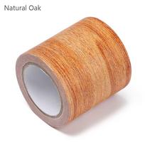 5M/Roll Realistic Skirting Line Duct Tape Tape Adhensive Wood Grain Repair (as the picture,5.7cm x 4.75m)