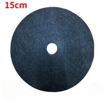 Non Woven Tree Mulch Ring Weeding Barrier, Protector Mat, Plant Cover, Anti Grass, Gardening Fabric Weed Control, 15cm-82cm KTY 15cm-6pcs
