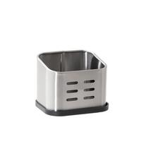 Space Saving Stainless Steel Sponge Holder Rust-proof Hollowed Metal Sponge Drainer Rack Bacteriostasis Multifunctional sidabras