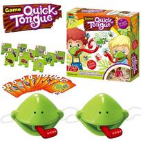 Tongue Frogs Out Gags Take Card Tongue Tic-Tac Chameleon Funny Kids Table Board Game For Family Party Lick Cards Contest Toy Set