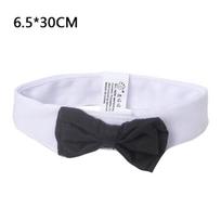 Specific Pet Fashionable Black Tie With Velcro Adjustable Scarf Accessories Photography Props Creative Pet Supplies S
