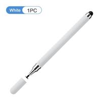 Universal 2 In 1 Stylus Pen For iOS Android Touch Pen Drawing Capacitive Pencil For iPad Samsung Xiaomi Tablet Smart phone balta