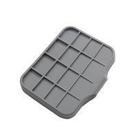 Silica Gel Soap Box Soap Holder Small Opening Silicone Drainable Soap Box Holder Washstand Soap Holder Shelf Home Supplies pilka