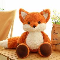 Paopau Fox Doll Doll Sleeping Pillow Plush Toy Birthday Gift Scissors Machine Redemption 35cm【0.15kg】