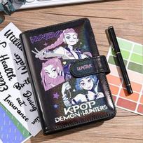 Kpop Medžiotojai Lazerinis Sąsiuvinis Studentų Žurnalas Kietas viršelis Palaidų lapų Animacinis Anime black-team juoda