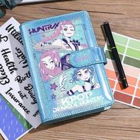 Kpop Medžiotojai Lazerinis Sąsiuvinis Studentų Žurnalas Kietas viršelis Palaidų lapų Animacinis Anime blue-team mėlyna