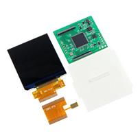 2,45 colių IPS LCD ekrano pakeitimas Gameboy Color V5.0 konsolės ekrano surinkimui Vaizdo žaidimų sistema 1