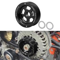 3  OD Billet Aluminum Overdrive 6 Rib Alternator Pulley for LS1 LS2 LS3 LS6,for 98-02 F-Body/04-06 GTO/99-13 Truck&SUV V8 Models