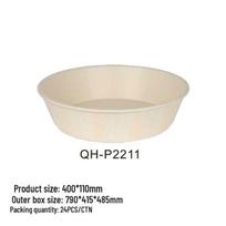 Large Transparent Food-Grade Plastic Tasting Plate with Lid
