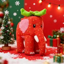 Brainrot Strawberry Elephant Plush Toy - 9.8 Inch Cute Soft Stuffed Animal Collectible Game Gift for Anime & Video Game Fans 11cm-30cm