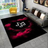 3D muzikos, muzikinės natos, fortepijono meno kilimėlis, didelis, kilimėlis svetainės, miegamojo, sofos, durų kilimėlio dekoras, vaikiškas neslystantis grindų kilimėlis 40x60cm(15x23in)