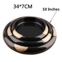 Gold Sushi Crown Sashimi Plate Plastic Ice Plate Round Sushi Barrel Japanese And Korean Sushi Kitchenware Matched With Plate Quality