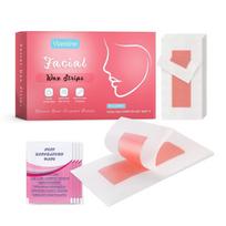 20 PCS Hypoallergenic Facial Wax Strips Natural Formula Hair Removal Strips  Sensitive Skin 20PCS